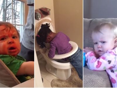 Τα πιο αστεία βίντεο με ατυχήματα παιδιών. Θα σας φτιάξουν τη μέρα (vds)