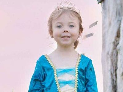Αποκριάτικη στολή για κορίτσια: Μπλε πριγκίπισσα
