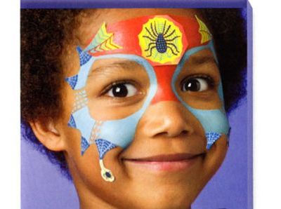 Αποκριάτικο facepainting για αγόρια: Σούπερ Ήρωας