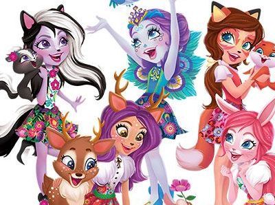 Ιδέες για πασχαλινή λαμπάδα: Κοριτσίστικη λαμπάδα Enchantimals Κούκλα & Ζωάκι Φιλαράκι