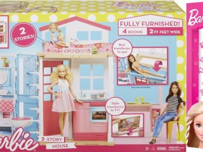 Ιδέες για πασχαλινή λαμπάδα: Κοριτσίστικη λαμπάδα Barbie Σπιτάκι-Βαλιτσάκι