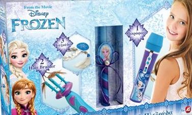 Ιδέες για πασχαλινή λαμπάδα: Frozen Μικρόφωνο-Πλεξούδα-Hair Braider