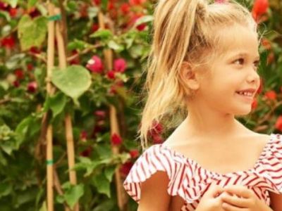 Παιδική ρετρό τζιν φούστα