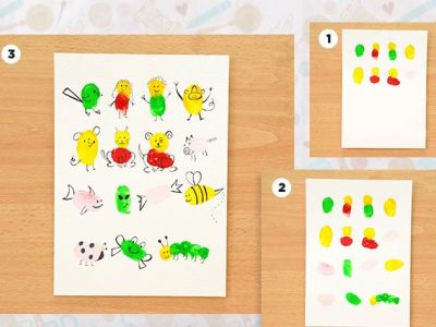 Αρέσει στα παιδιά σας η ζωγραφική; Υπέροχες ιδέες για σχέδια με τα δάχτυλα και την παλάμη (pics)