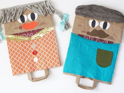 DIY: Φτιάξτε όμορφες φιγούρες με χάρτινες σακούλες