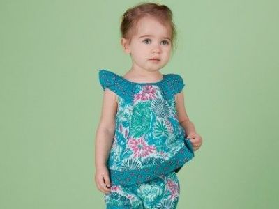 Μοντέρνα βρεφική πουκαμίσα για κορίτσια για ανοιξιάτικες εμφανίσεις