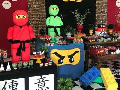 Υπέροχο παιδικό πάρτι με θέμα τα Ninjago - Ιδέες για να το οργανώσετε (pics)