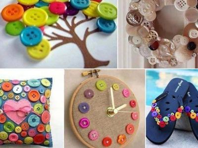 Τριάντα απίθανες κατασκευές που μπορείτε να φτιάξετε με κουμπιά (pics)