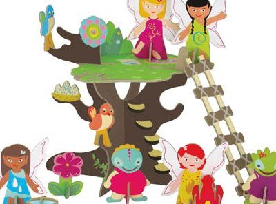 Χάρτινες κατασκευές για κορίτσια: «Δενδρόσπιτο και Νεράιδες»
