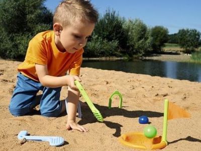 Γκολφ παραλίας για παιχνίδι στην άμμο