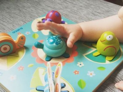 Παιχνίδι για παιδιά έως 3 ετών:  Παιχνίδι ανάπτυξης του συντονισμού χεριών & ματιών