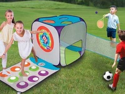 Κύβος με έξι σπορτ παιχνίδια για τον κήπο - Για ατελείωτες ώρες διασκέδασης