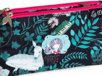 Κασετίνα τριπλή «Girl» - Κομψή και πρακτική