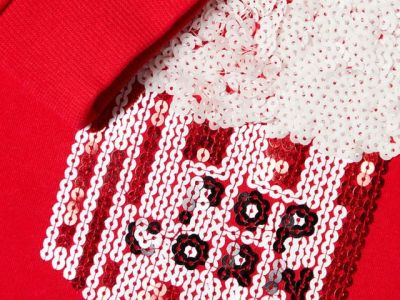 Μοντέρνο φούτερ για κορίτσια με πούλιες που αλλάζουν χρώμα