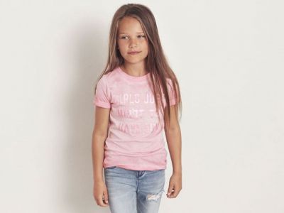 Ροζ T-shirt  για κορίτσι κάτω από δέκα ευρώ