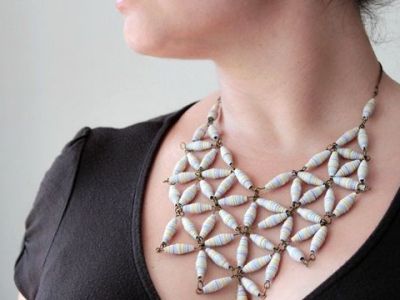 Μοναδικά κοσμήματα με χάντρες από χαρτί - Θα ενθουσιαστείτε (vid)