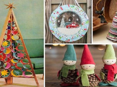 DIY: Πρωτότυπες ιδέες για χειροποίητα χριστουγεννιάτικα στολίδια (vid)