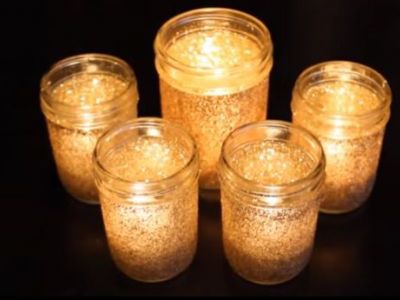 Φτιάξτε υπέροχες γκλιτερένιες χριστουγεννιάτικες γυάλες (vid)