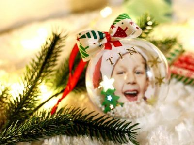 Φτιάξτε την πιο εντυπωσιακή Χριστουγεννιάτικη μπάλα με τη φωτογραφία του παιδιού σας (pics+vid)