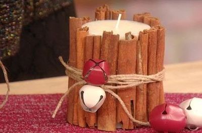 Αρωματικά κεριά κανέλας φτιαγμένα από τα χεράκια σας!