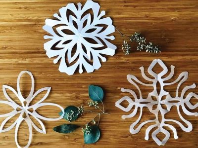 Πανέμορφες νιφάδες χιονιού από χαρτί - Πώς θα τις φτιάξετε (pics + vid)