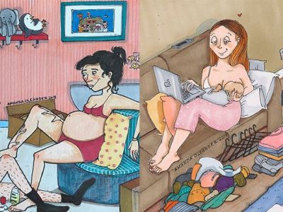 Η καθημερινή ζωή ενός ζευγαριού έχει κι αυτές τις στιγμές που αποτυπώνονται σε 15 σκίτσα (pics)