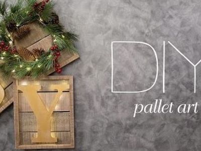 Φτιάξτε το πιο φωτεινό χριστουγεννιάτικο δώρο από παλέτες (vid)