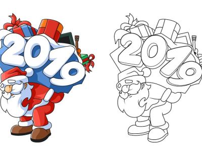 Χρωμοσελίδες και παιχνίδια για παιδιά με θέμα το 2019! (pics)