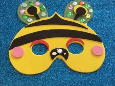 Μάσκα μέλισσα: Εύκολη κατασκευή για να τη φτιάξετε μαζί με τα παιδιά (vid)