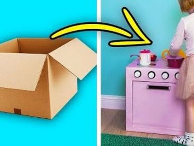 Κατασκευές από χαρτόνι που θα ενθουσιάσουν τα παιδιά (vid)