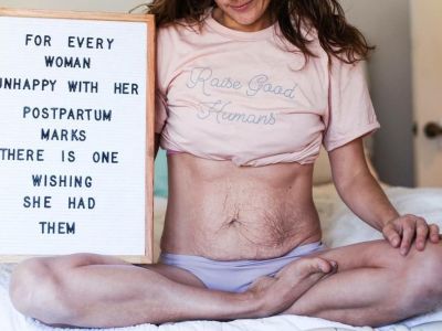 Μαμά μας δείχνει το σώμα της μετά τον τοκετό και μας λέει γιατί πρέπει να το αγαπήσουμε (vid)