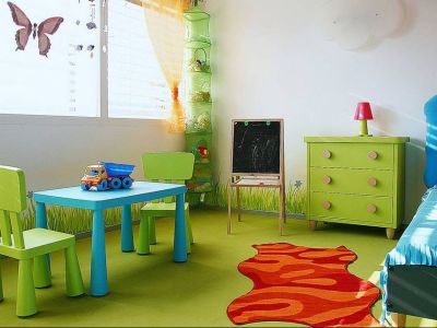 Παιδικό δωμάτιο στις αποχρώσεις του πράσινου – Ιδέες διακόσμησης (pics)
