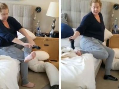 Πώς βάζει μια έγκυος τις κάλτσες της; Δείτε το ξεκαρδιστικό βίντεο της Amy Schumer (vid)