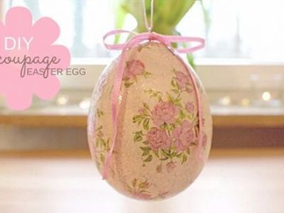 Ντεκουπάζ σε αυγά: Μια ιδανική χειροτεχνία για το Πάσχα (vid)