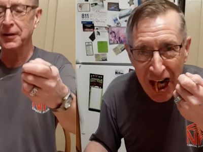 Μπαμπάς μας έδειξε τον πιο αστείο τρόπο να φάμε τα μακαρόνια μας - Κλαίμε από τα γέλια (vid)