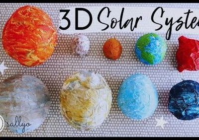 Χειροτεχνία με πλανήτες από χαρτί - Μία κατασκευή που θα λατρέψει κάθε παιδί (vid)