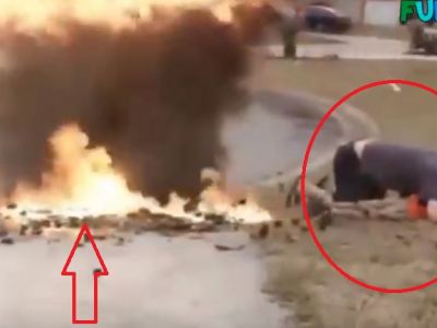 Απίστευτοι μπαμπάδες! Σώζουν την τελευταία στιγμή τα παιδιά τους (vid)