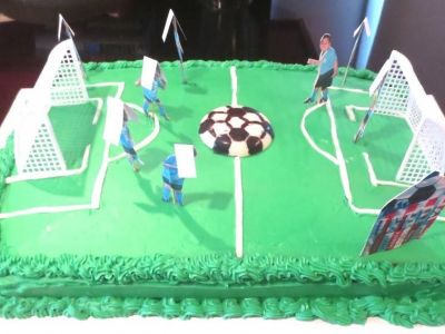Υπέροχη τούρτα γενεθλίων για τους μικρούς λάτρεις του ποδοσφαίρου (vid)