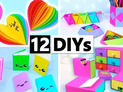 Πρακτικές κατασκευές για το σχολείο & το διάβασμα - Δείτε πώς θα τις φτιάξετε (vid)