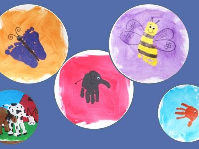 Φτιάξτε 5 υπέροχες χειροτεχνίες με ζωάκια χρησιμοποιώντας τα αποτυπώματα του παιδιού σας (pics)