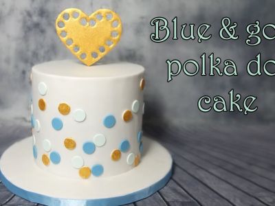 Υπέροχη & μίνιμαλ πουά τούρτα - Δείτε πώς θα τη φτιάξετε βήμα βήμα (vid)