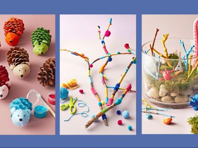 Τρεις φθινοπωρινές κατασκευές για παιδιά εμπνευσμένες από τη φύση (pics)