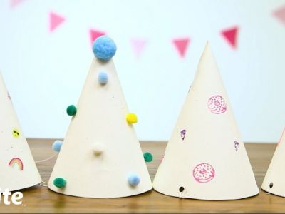 DIY χάρτινα καπέλα για τους καλεσμένους του παιδικού πάρτι - Δείτε πώς θα τα φτιάξετε (vid)