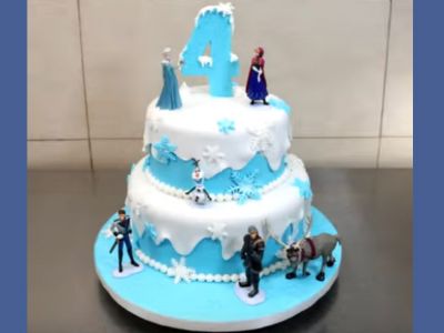 Εντυπωσιακή τούρτα γενεθλίων για παιδιά που έχουν γεννηθεί χειμώνα (vid)