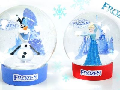 Χιονόμπαλες Frozen - Η πιο χριστουγεννιάτικη χειροτεχνία για παιδιά (vid)