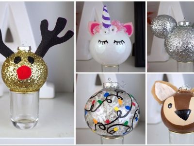 Επτά εύκολα & υπέροχα χριστουγεννιάτικα στολίδια που μπορείτε να φτιάξετε με το παιδί σας (vid)