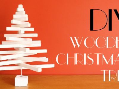 Φτιάξτε ένα υπέροχο χριστουγεννιάτικο δεντράκι από ξύλο - Δείτε πώς (vid)