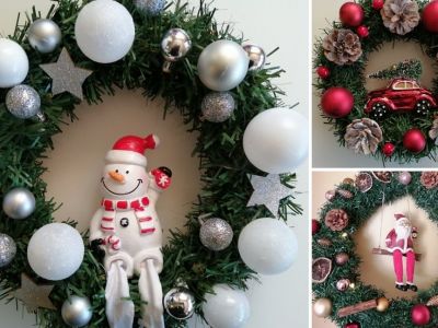 Φτιάξτε αυτές τις γιορτές ξεχωριστά χριστουγεννιάτικα στεφάνια (pics +vid)