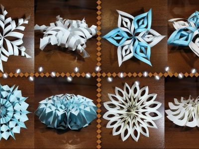 Origami νιφάδες χιονιού – Δείτε πώς θα τα φτιάξετε (vid)