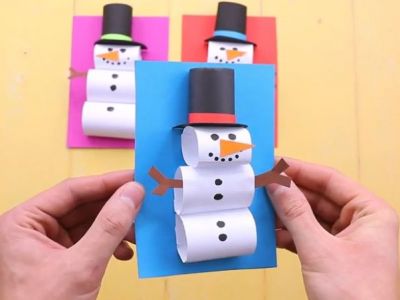 DIY - Φτιάξτε πανεύκολα χιονανθρωπάκια από χαρτί υγείας (vid)